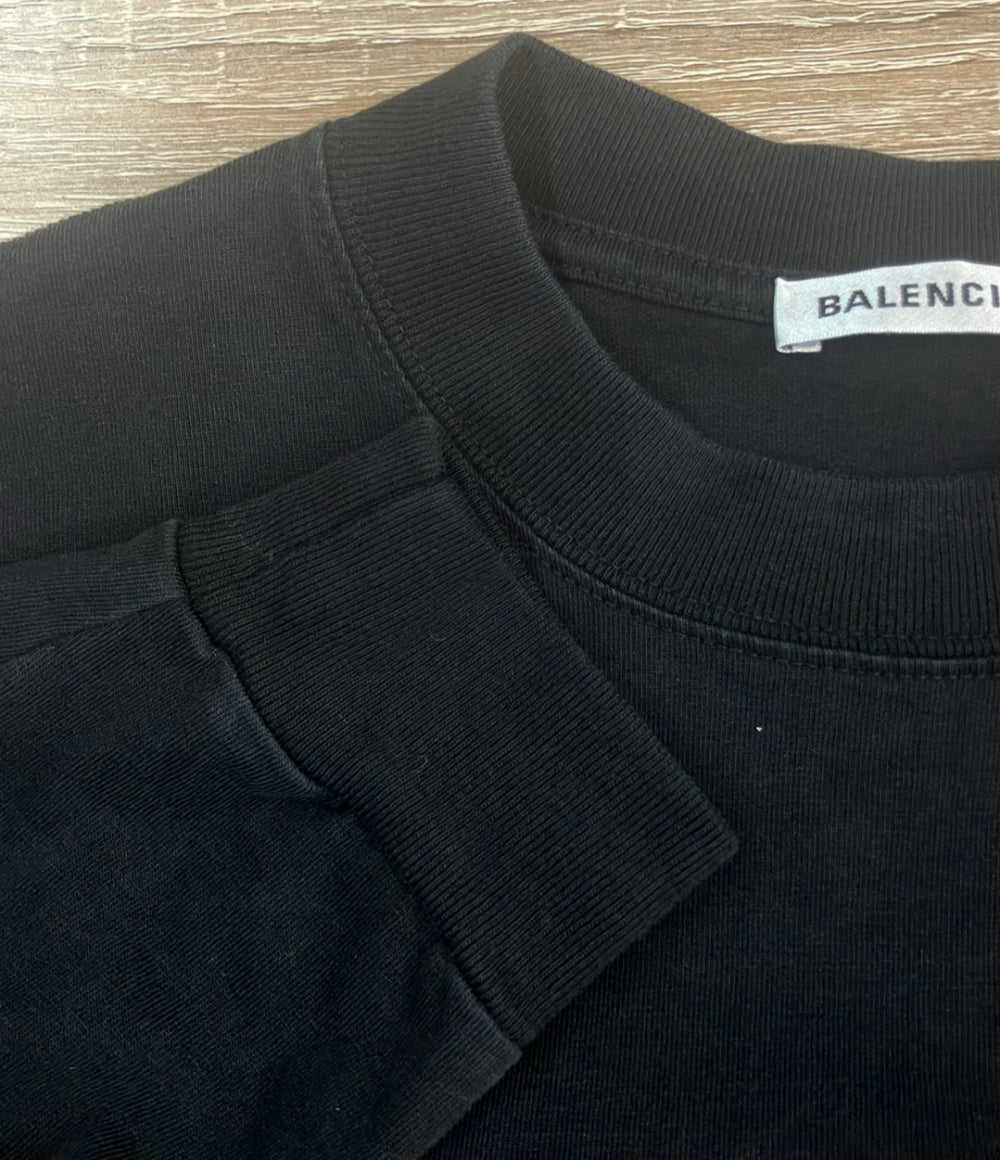 BALENCIAGA 長袖シャツ ドッキング 長袖Tシャツ 18AW 518021tam10 メンズ SIZE 36 バレンシアガ