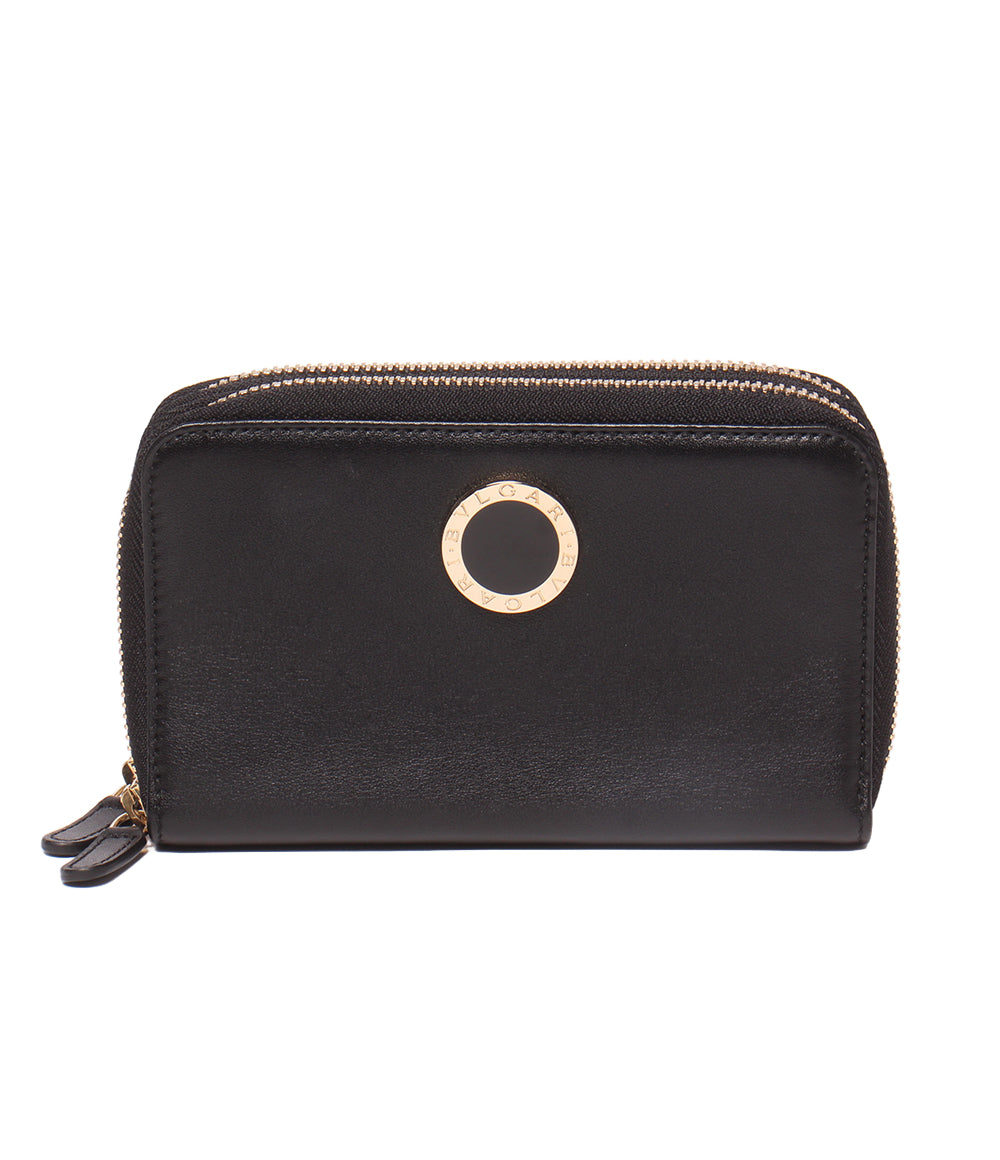 BVLGARI ラウンドファスナー二つ折り財布 レディース ブルガリ