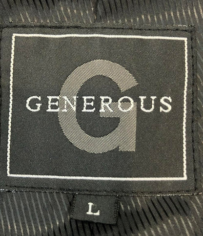 ジェネラス レザーコート メンズ SIZE L GENEROUS