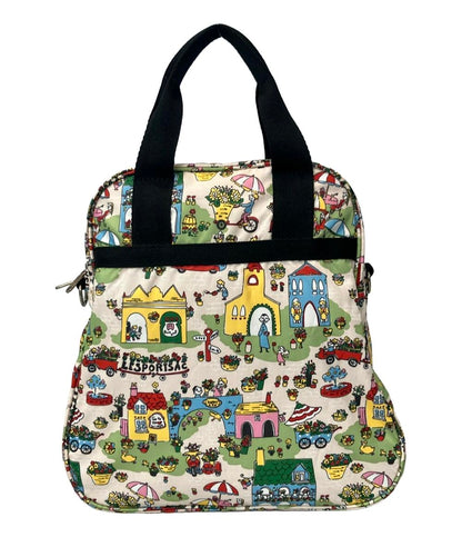 LeSportsac 2way トートバッグ ショルダーバッグ 斜め掛け ハッピーヴィレッジ レディース レスポートサック