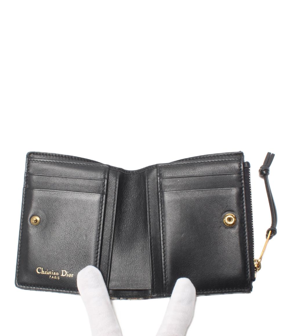 Christian Dior 二つ折り財布 オブリーク レディース クリスチャン