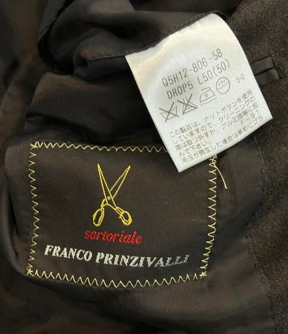 訳あり フランコプリンツィバァリー セットアップパンツスーツ メンズ SIZE 50 (XL) FRANCO PRINZIVALLI