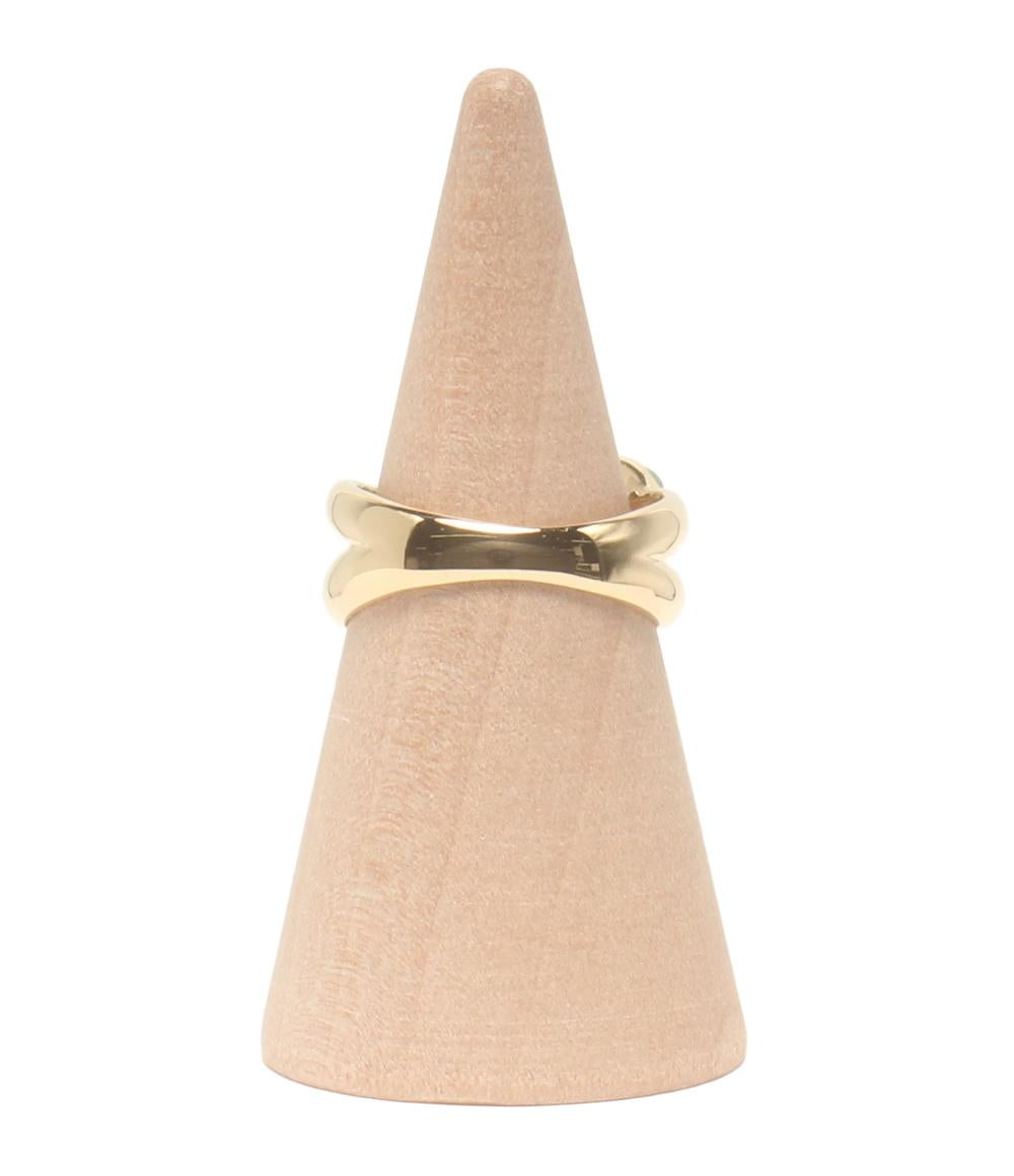 美品 ユキコハナイ リング 指輪 K18 Pt900 ダイヤ0.03ct レディース YUKIKO HANAI