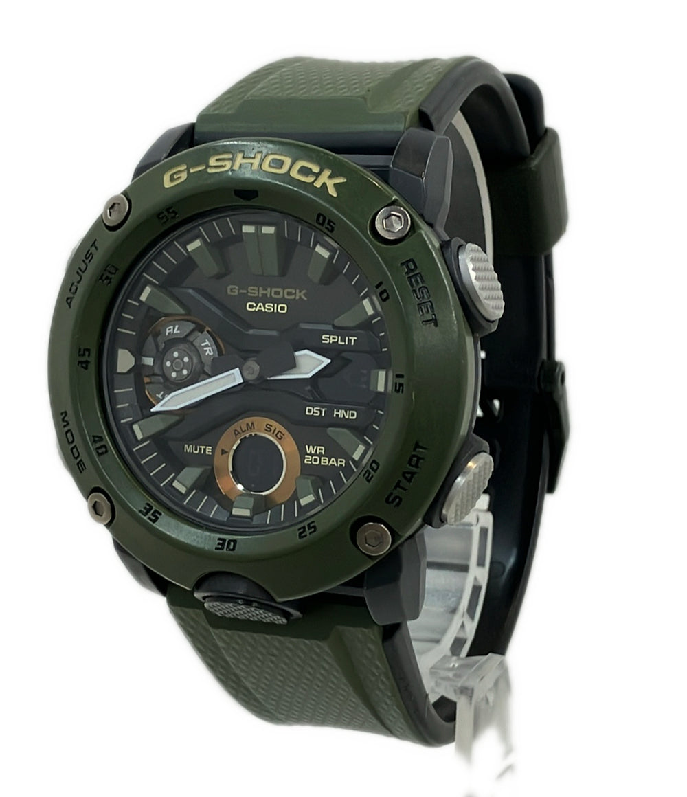 CASIO G-SHOCK GA-2000-3AJF カーキ　美品 Casio G-Shock Carbon Core Guard Basic GA-2000-3AJF | Sakurawatches.com