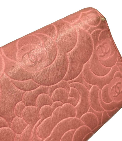 CHANEL 長財布 シルバー金具 14番台 カメリア レディース シャネル