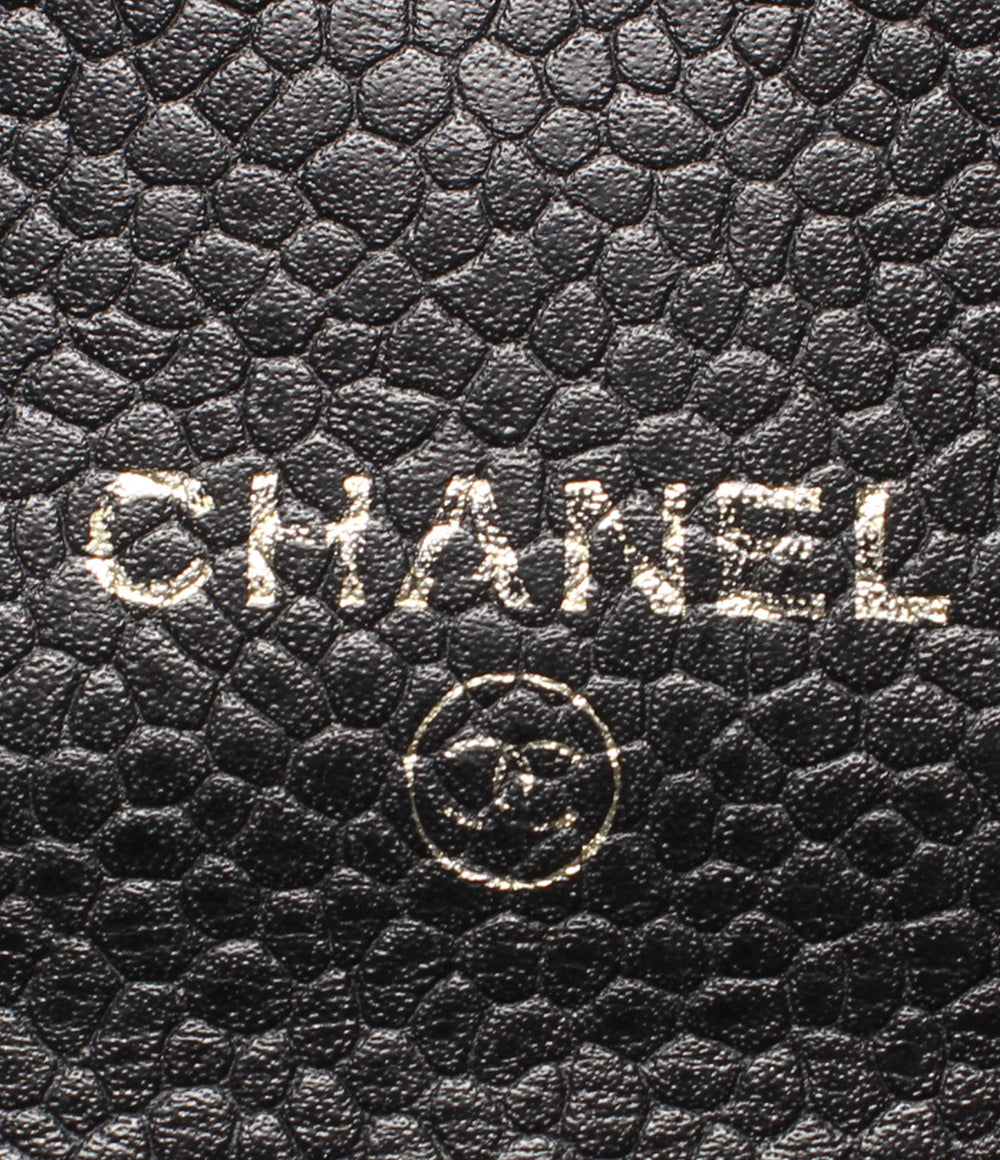 CHANEL コインケース カードケース キャビアスキン ココマーク ゴールド金具 ５番台 レディース シャネル