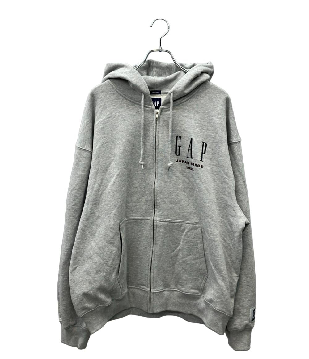 GAP ジップアップ フード パーカー 30th アニバーサリー ヘビーウェイト フレンチテリー GAPロゴ メンズ SIZE L ギャップ