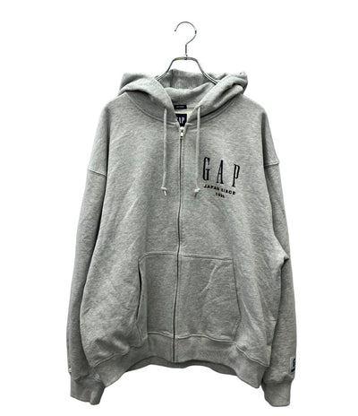 GAP ジップアップ フード パーカー 30th アニバーサリー ヘビーウェイト フレンチテリー GAPロゴ メンズ SIZE L ギャップ