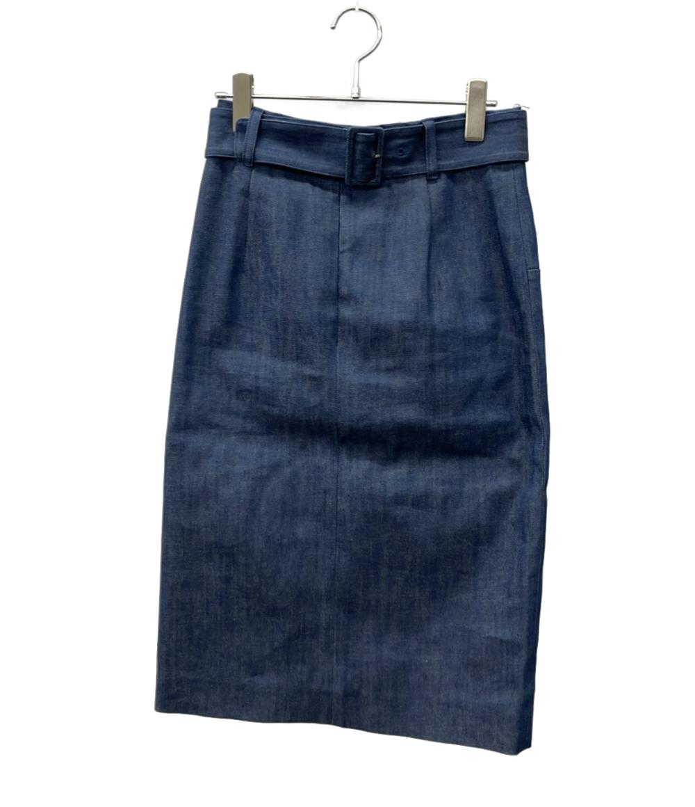 J&M Davidson デニムスカート ベルト付き 08674-20274B レディース