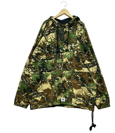 美品 ステューシー カモフラ柄ジップアップマウンテンパーカー ジャケット メンズ SIZE L (L) STUSSY