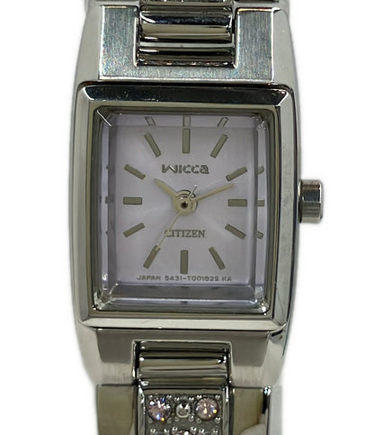 CITIZENが 腕時計 ウィッカ wicca クオーツ 5431-L20883 レディース シチズン