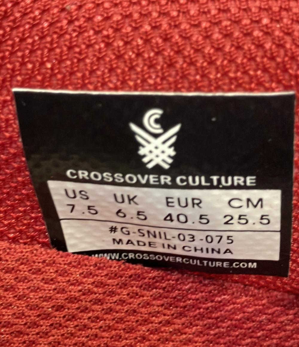 クロスオーバーカルチャー ローカットスニーカー メンズ SIZE 25.5 (S) CROSSOVER CULTURE