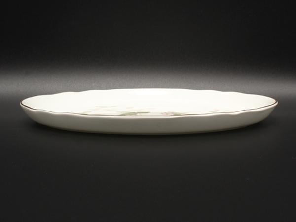 美品 WEDGWOOD オーバルトレイ 皿 24cm ワイルドストロベリー ウエッジウッド