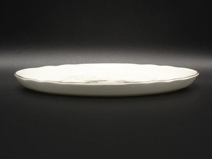 美品 WEDGWOOD オーバルトレイ 皿 24cm ワイルドストロベリー ウエッジウッド