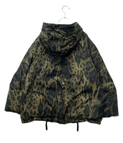 Moncler Gamme Rouge ダウンジャケット レオパード柄  フード付き ジップ ODILE レディース SIZE 0 (XS) モンクレールガムルージュ