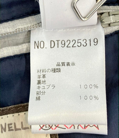 Brunello Cucinelli レザージャケット ブルゾン ダブルジップ DT9225319 メンズ SIZE XS ブルネロクチネリ