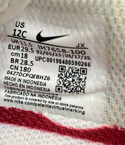 NIKE ローカットスニーカー コルテッツ SE イージーオン IH7658-100 キッズ SIZE 18.0 (M) ナイキ