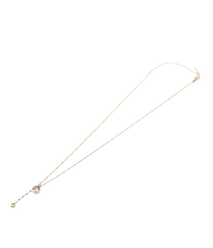 美品 4℃ ネックレス SV アメジスト シトリン レディース ヨンドシー