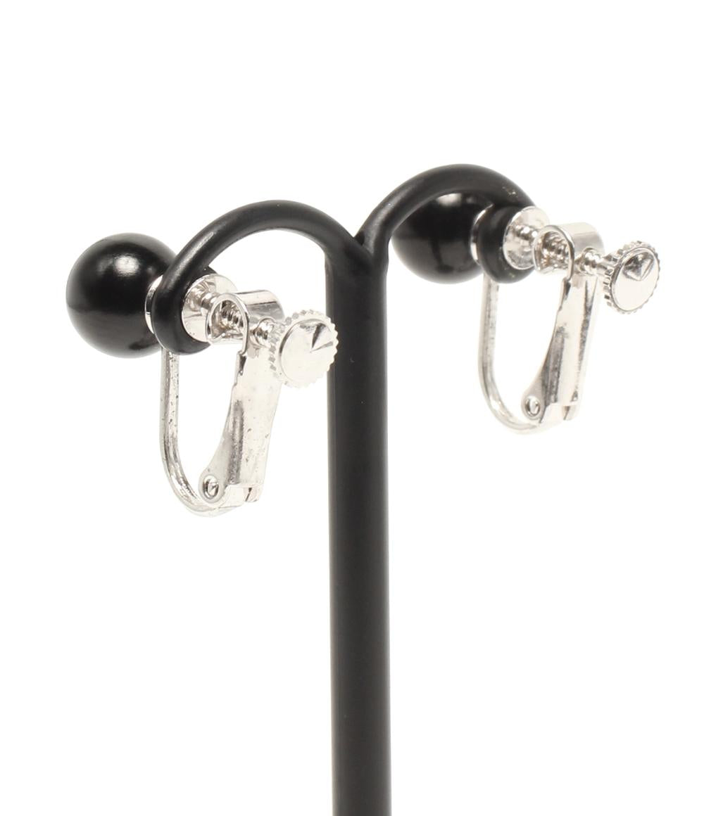 ネックレス イヤリング 念珠 ジェット 3点セット レディース