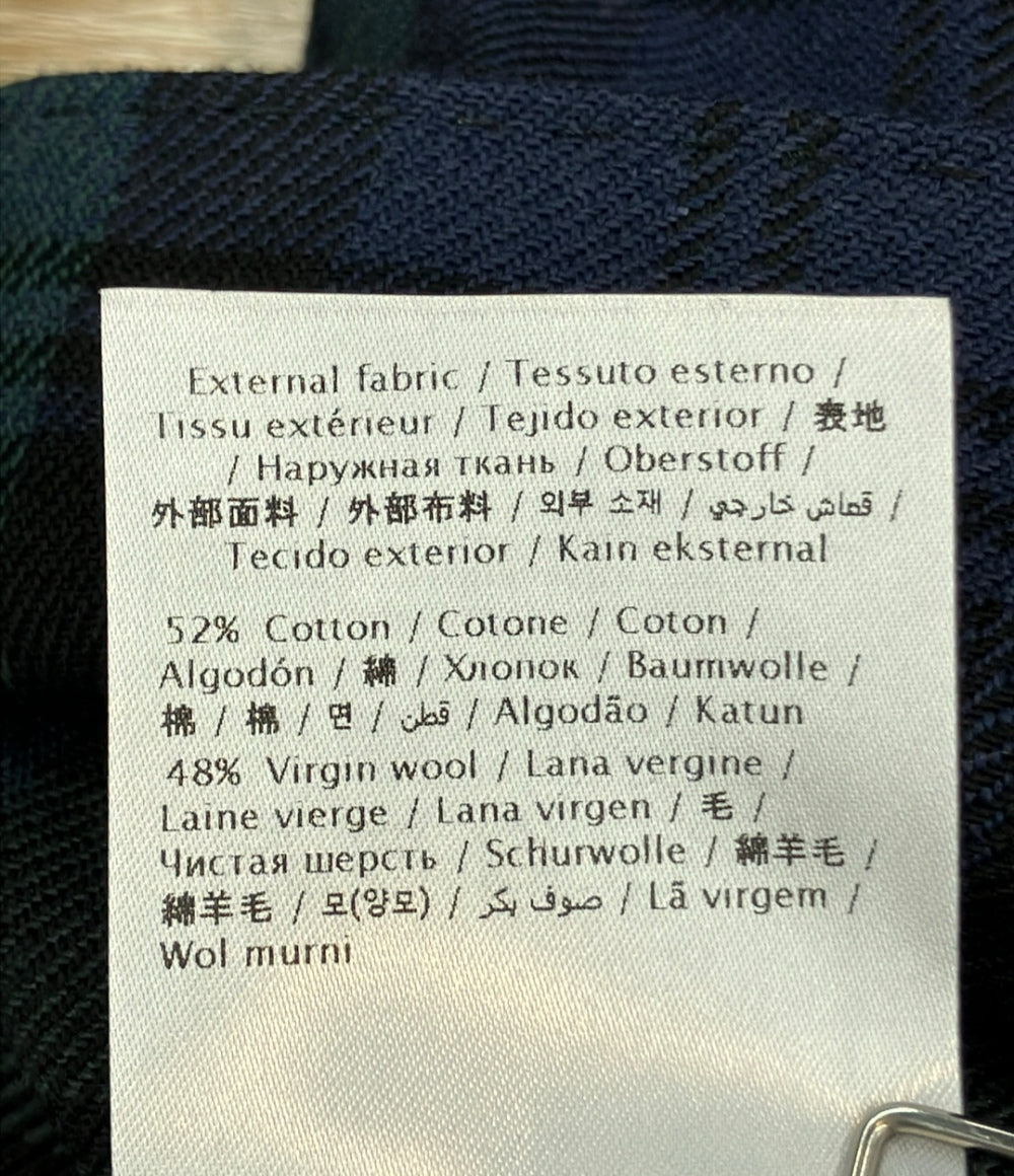 美品 VALENTINO フラワーエンブロイダリー テーラードジャケット タータンチェック メンズ SIZE 44 (S) ヴァレンティノ