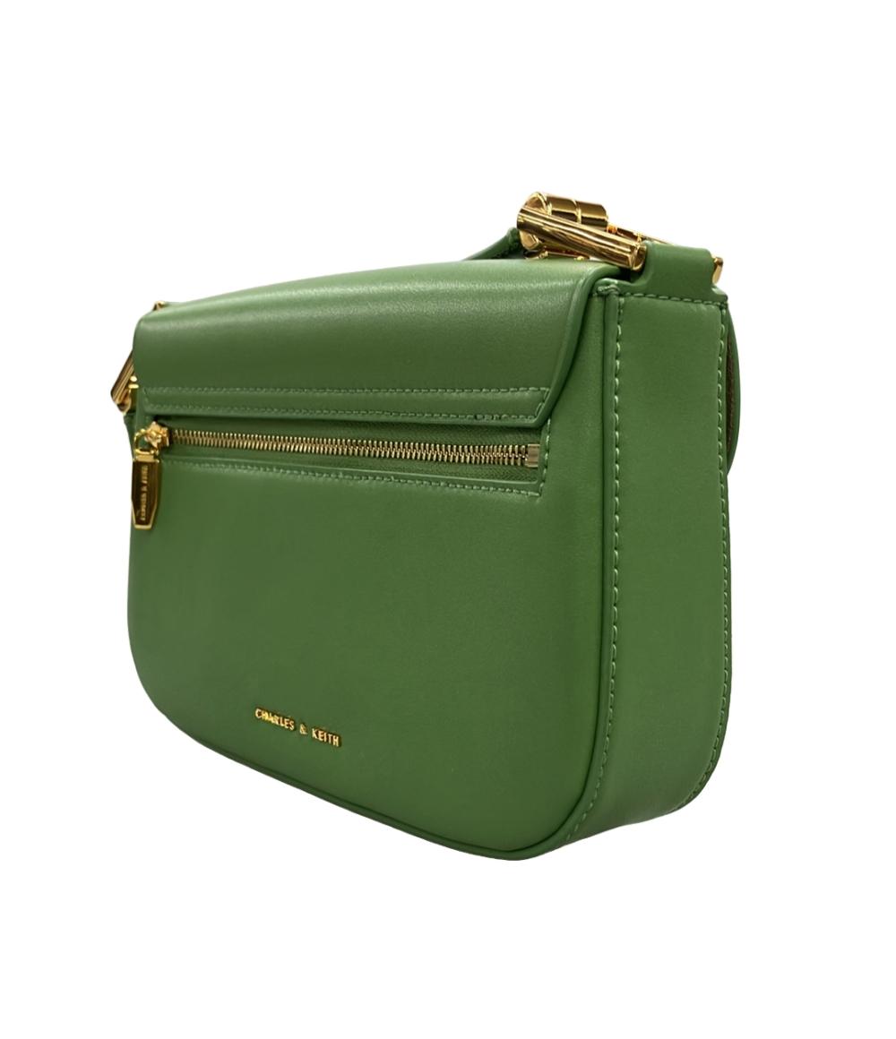 美品 CHARLES&KEITH ショルダーバッグ 2WAY 肩掛け 斜め掛け