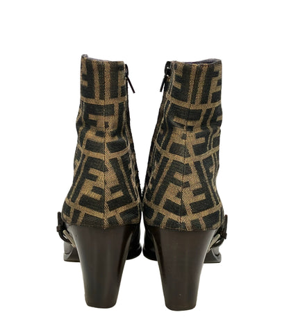 FENDI ショートブーツ ズッカ レディース SIZE 37 フェンディ