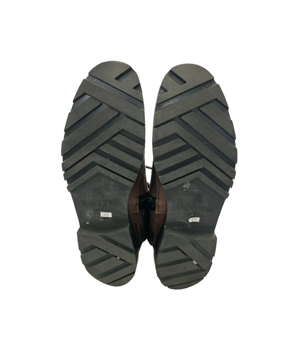 LANVIN en Bleu ショートブーツ サイドジップ メンズ SIZE 25.0 (S) ランバンオンブルー