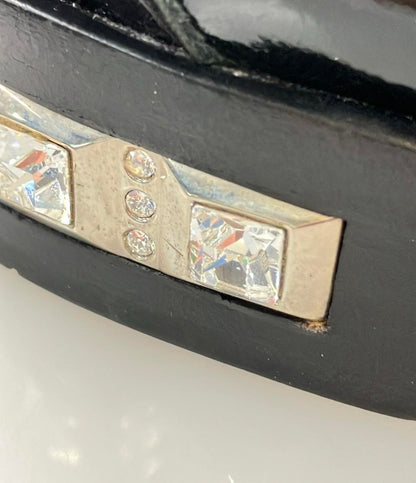 Miu Miu コインローファー パテントレザー ビジュー レディース SIZE 36 (23cm) ミュウ ミュウ