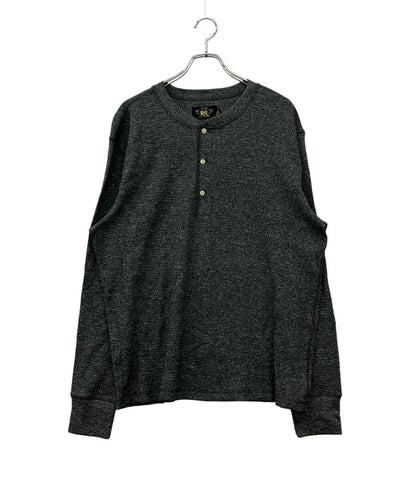 美品 RRL 長袖ニット ワッフル ヘンリー アメリカンカジュアル メンズ SIZE XL ダブルアールエル