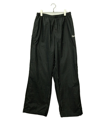 Supreme トラックパンツ reflective pinstripe track pant メンズ SIZE L シュプリーム