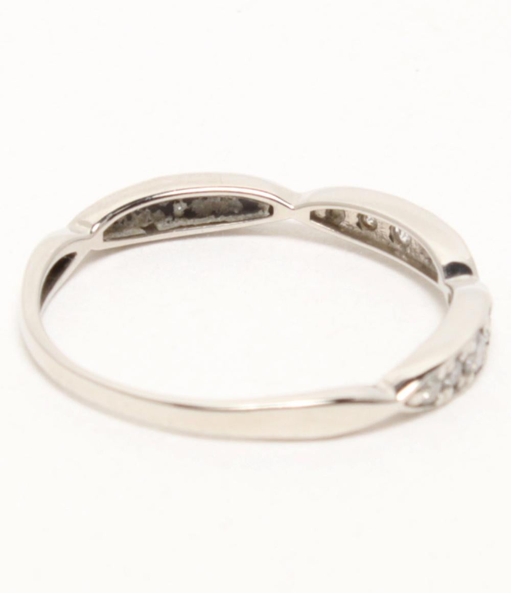美品 リング 指輪 Pt950 ダイヤ 0.20ct レディース SIZE 9号
