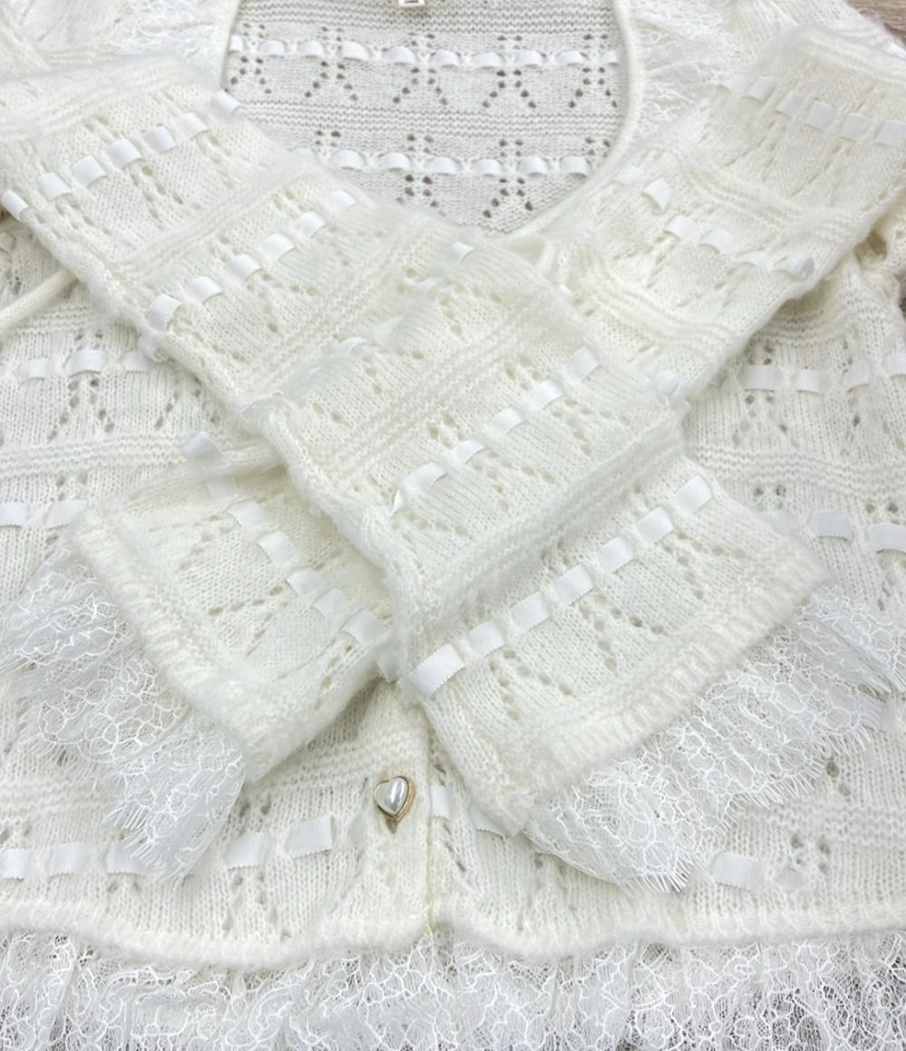 フォーラブアンドレモンズ 長袖ニットカーディガン レディース SIZE M (M) FOR LOVE&LEMONS