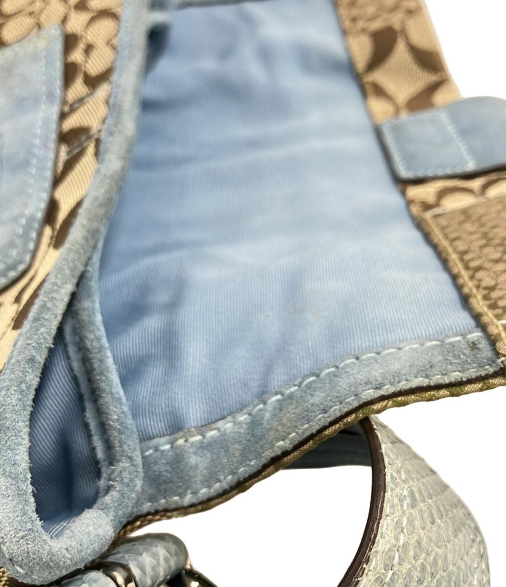 COACH ショルダーバッグ 肩掛け シグネチャーパッチワーク レディース コーチ