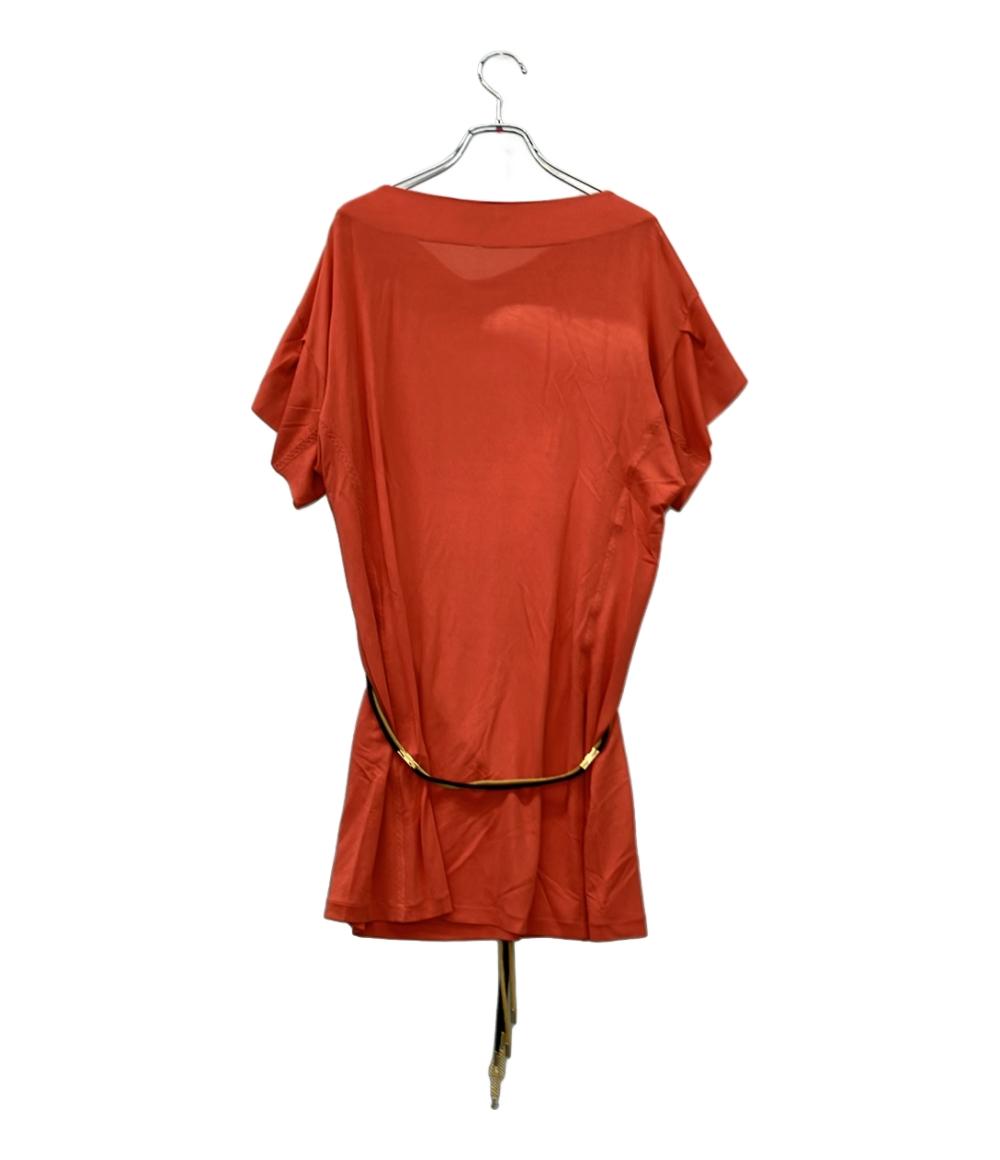 LOUIS VUITTON 半袖カットソー シルク混 レディース SIZE S ルイ・ヴィトン