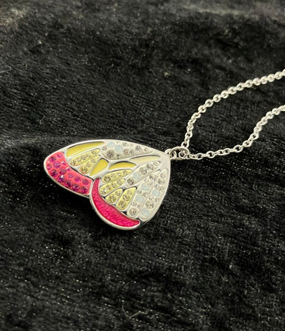 美品 スワロフスキー ネックレス 蝶モチーフ バタフライモチーフ noisette 1192953 レディース SWAROVSKI