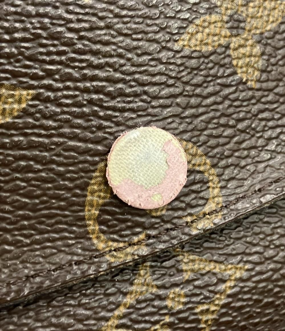 LOUIS VUITTON ポルトフォイユ エミリー 長財布 モノグラム 訳あり LOUIS VUITTON 長財布 ポルトフォイユ エミリー モノグラム