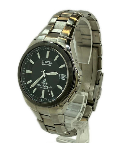 CITIZEN 腕時計 アテッサ ATTESA ソーラー ブラック H410-T006043 メンズ シチズン