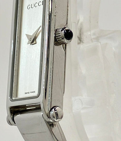 GUCCI 腕時計 クオーツ シルバー 1500L レディース グッチ