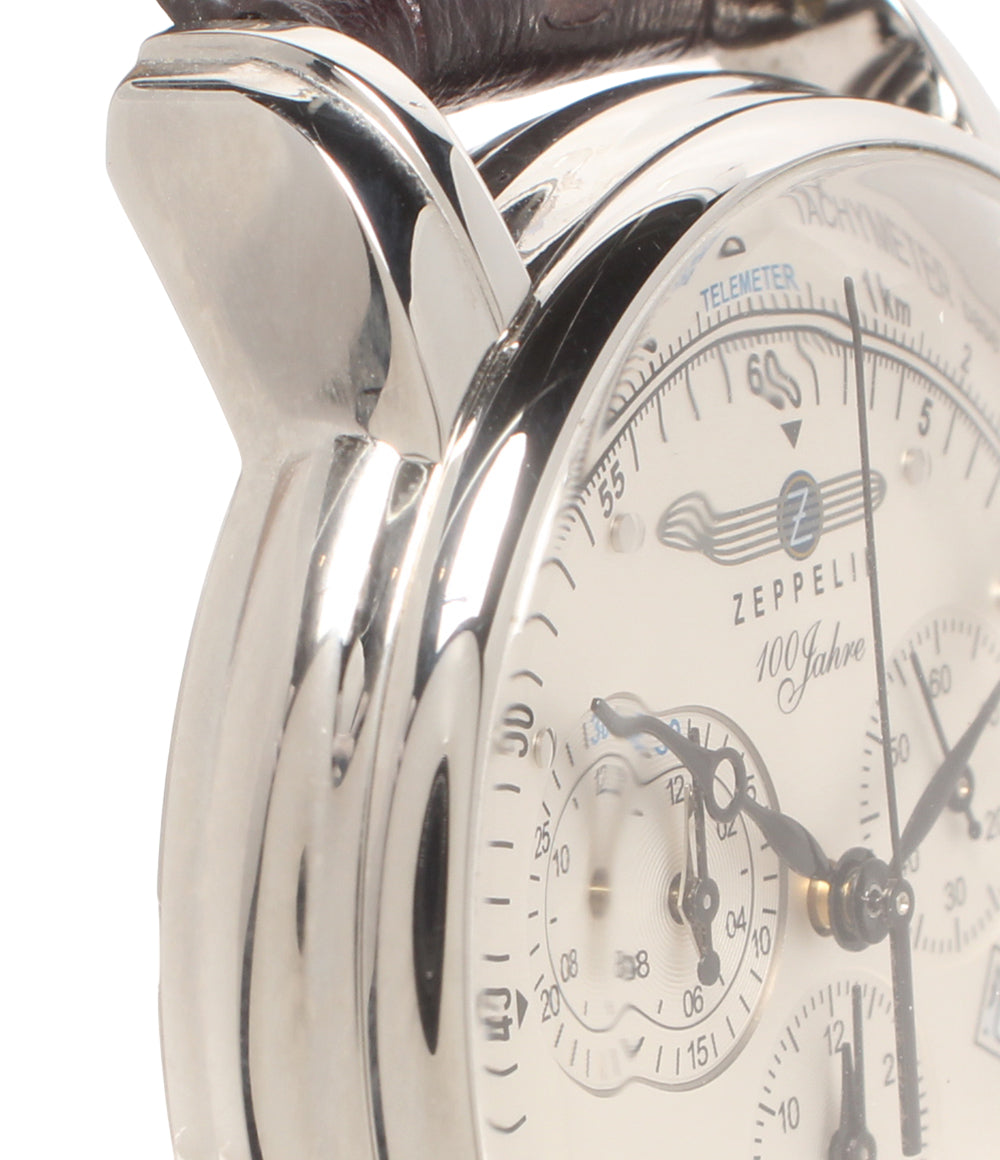 美品 ZEPPELIN 腕時計 100周年記念 クオーツ 7680-1 メンズ ツェッペリン