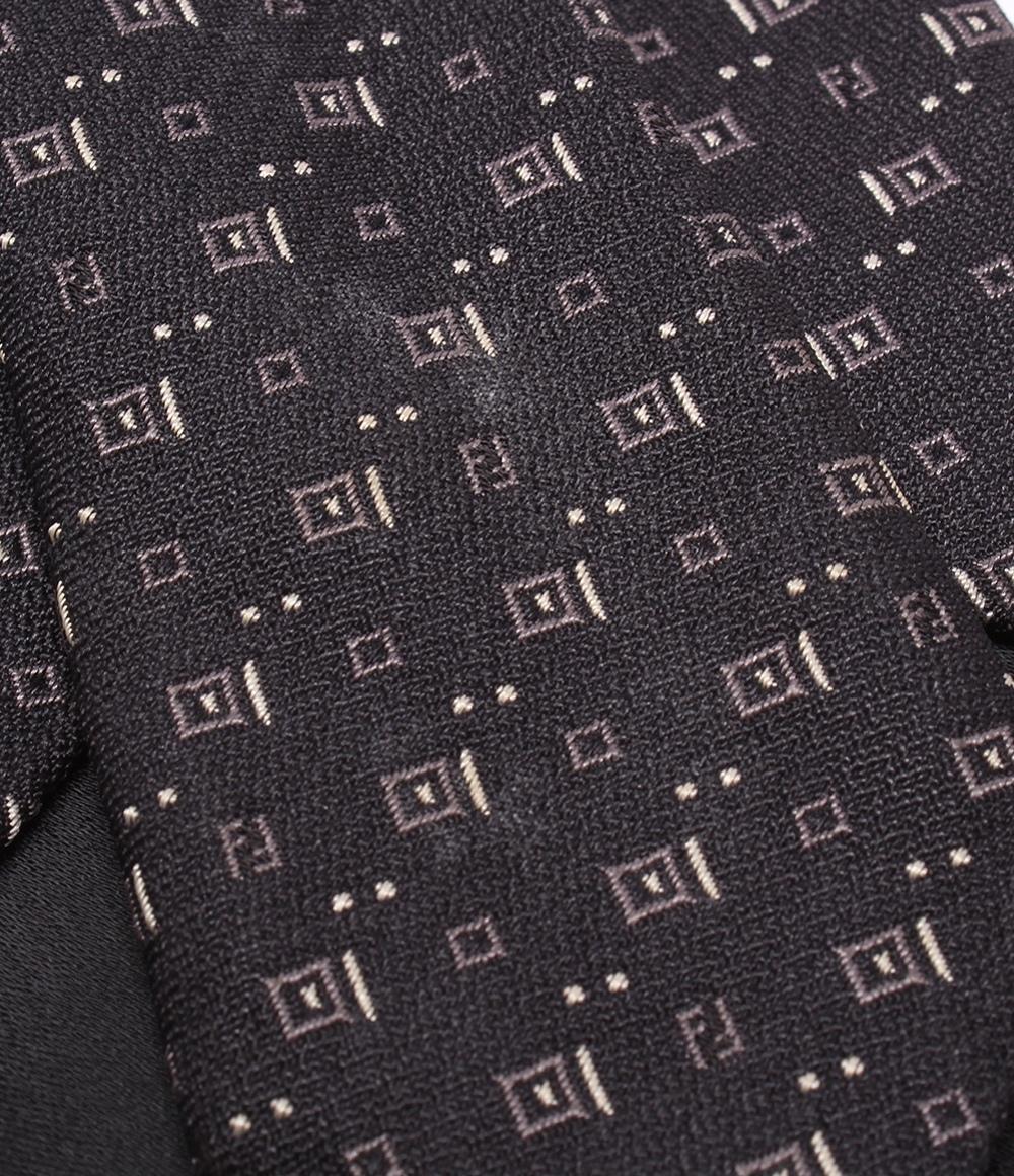 フェンディ ネクタイ シルク100％ メンズ FENDI