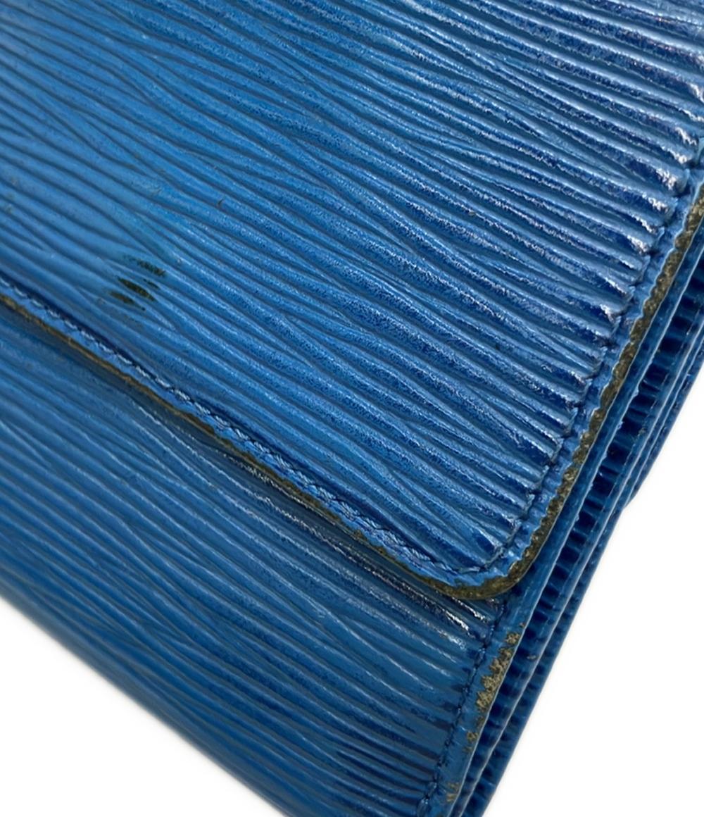 LOUIS VUITTON Wホック三つ折り財布 ポルトモネ ビエカルトクレディ エピ M63485 レディース メンズ ルイ・ヴィトン