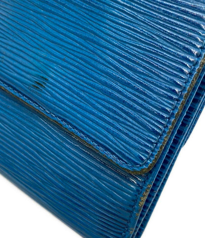 LOUIS VUITTON Wホック三つ折り財布 ポルトモネ ビエカルトクレディ エピ M63485 レディース メンズ ルイ・ヴィトン