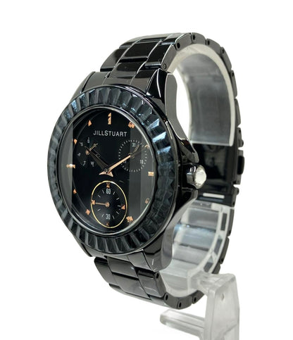 JILLSTUART 腕時計 クオーツ ブラック VD76-0020 メンズ ジルスチュアート