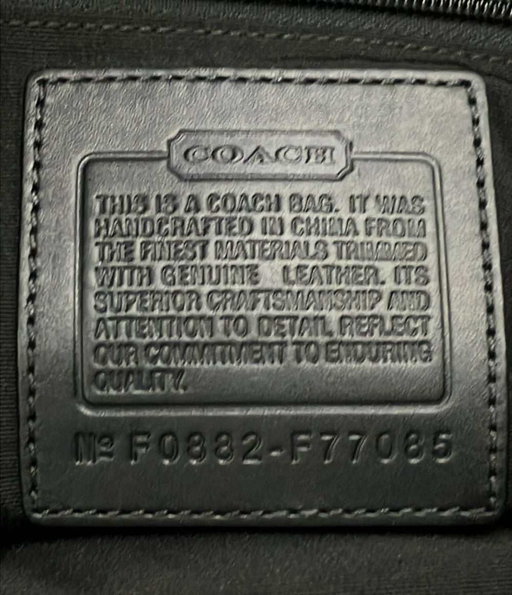 COACH 2way ボストンバッグ ショルダーバッグ 斜め掛け ミニシグネチャー F77085 レディース コーチ