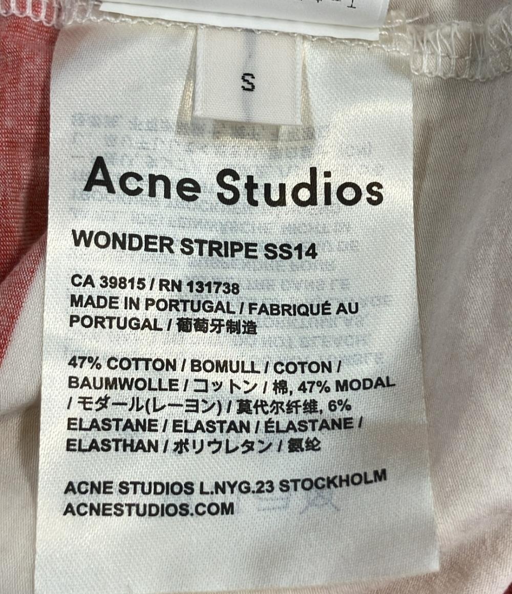 訳あり アクネストゥディオズ ワンダーストライプTシャツ レディース SIZE S (S) ACNE STUDIOS