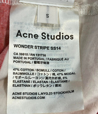 訳あり アクネストゥディオズ ワンダーストライプTシャツ レディース SIZE S (S) ACNE STUDIOS