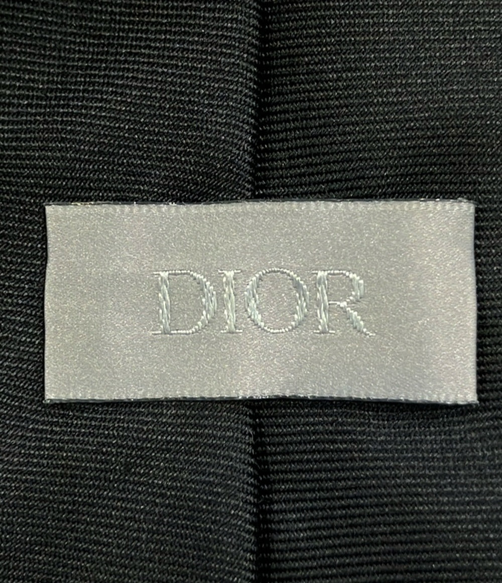 美品 Dior ネクタイ シルク100% オブリーク メンズ ディオール