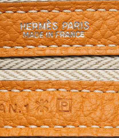 HERMES トートバッグ ハンドバッグ □P刻印 シルバー金具 ガーデンパーティPM 36 トリヨンクレマンス レディース エルメス
