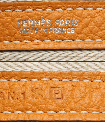HERMES トートバッグ ハンドバッグ □P刻印 シルバー金具 ガーデンパーティPM 36 トリヨンクレマンス レディース エルメス