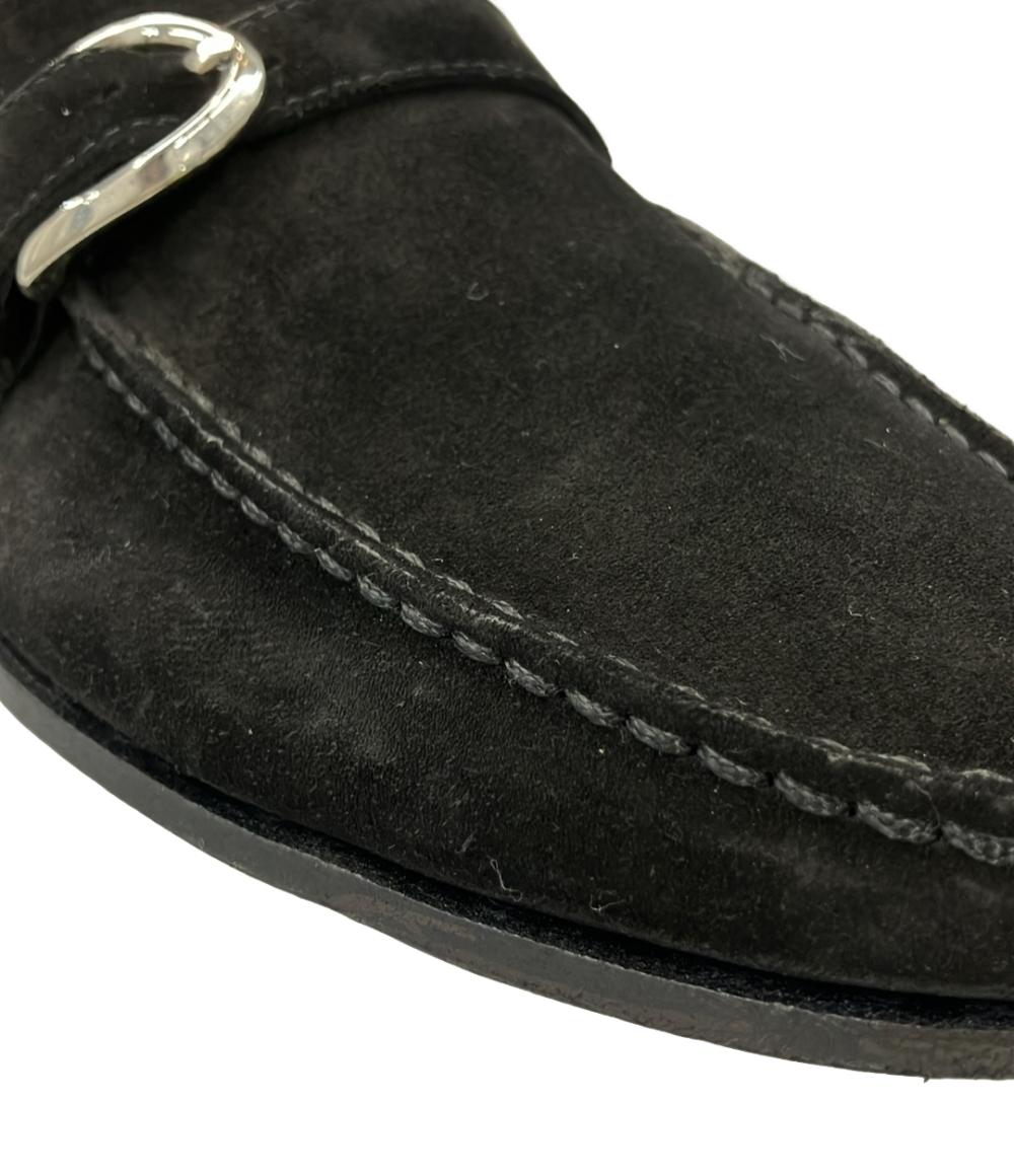 サントーニ スエードドレスシューズ バックルローファー 17091 N01 メンズ SIZE UK8 (M) SANTONI